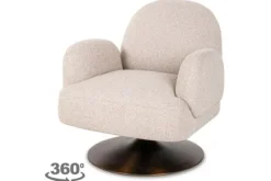 Draaifauteuils-Richmond Interiors Draaifauteuil 214133 Biscotti Kagney