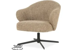 Draaifauteuil 96350 bruin Connor Draaifauteuils