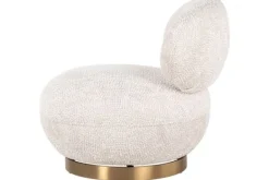Ronde Fauteuils|Draaifauteuils-Richmond Interiors Draaifauteuil 212215 Lovely Cream Jace