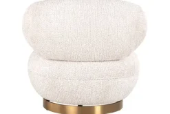 Ronde Fauteuils|Draaifauteuils-Richmond Interiors Draaifauteuil 212215 Lovely Cream Jace