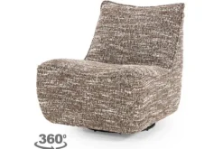 Draaifauteuils-Eleonora Meubelen Draaifauteuil 96172 Loys