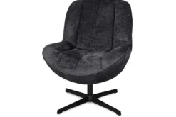 Draaifauteuils-Olijk Draaifauteuil - Movie Antraciet Mellon