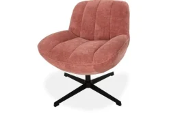 Draaifauteuils-By-Boo Draaifauteuil - old pink | 230318 Derby