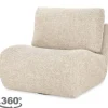Outlet Draaifauteuil 96304 taupe Lucia Draaifauteuils