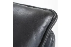 Draaifauteuils-Eleonora Meubelen Draaifauteuil - zwart boho leder | 95939 Sven