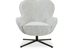 Oorfauteuils|Draaifauteuils-Livingfurn Draaifauteuil Bisque Oasis Sven