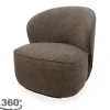 Draaifauteuils-MySons Draaifauteuil Brown Avi
