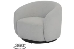 Clearance Draaifauteuil Cement Grey Belfast Draaifauteuils