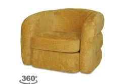 Ronde Fauteuils|Draaifauteuils-Vie Chic Draaifauteuil Cherita