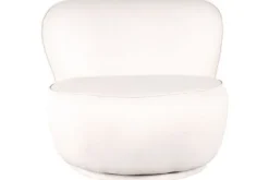 Best Draaifauteuil Cream FU-88.012 Bunny Ronde Fauteuils|Draaifauteuils