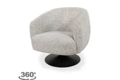 Discount Draaifauteuil Ecru Louis Draaifauteuils