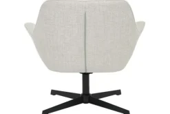 Ronde Fauteuils|Draaifauteuils-Livingfurn Draaifauteuil Greige Daphne