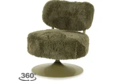 Draaifauteuils-By-Boo Draaifauteuil Groen 250357 Furlo