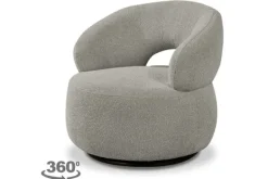 Ronde Fauteuils|Draaifauteuils- Draaifauteuil Mushroom GA-80.214 Nusenna