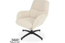 Hot Draaifauteuil Naturel CH-73.045 Chill Zone Draaifauteuils