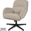 Outlet Draaifauteuil Naturel CH-73.013 Moss Draaifauteuils