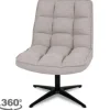 Draaifauteuils- Draaifauteuil Naturel WU-65.003 Vince