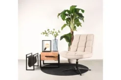 Draaifauteuils- Draaifauteuil Naturel WU-65.003 Vince