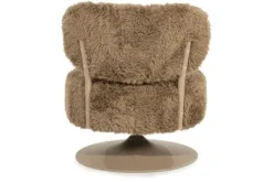 Outlet Draaifauteuil Taupe 250356 Furlo Draaifauteuils