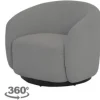 Draaifauteuils-Tower Living Draaifauteuil Taupe Belfast