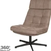 Draaifauteuils-Label51 Draaifauteuil Taupe CH-73.002 Alvar