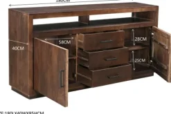 Dressoirs-Livingfurn Dressoir Jaxx