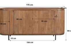 Dressoirs-Livingfurn Dressoir Noor