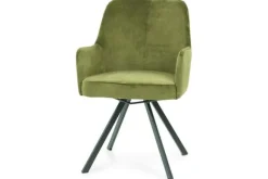 Eetkamerstoelen-Caggia Eetfauteuil Louix