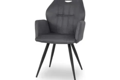 Eetkamerstoelen-Olijk Eetkamerstoel - antraciet Ozark