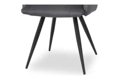 Eetkamerstoelen-Olijk Eetkamerstoel - antraciet Ozark