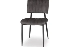 Eetkamerstoelen-Olijk Eetkamerstoel - antraciet Mera