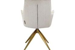 Eetkamerstoelen-Richmond Interiors Eetkamerstoel 212405 Beige Chenille Dakota