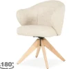 Eetkamerstoelen-Eleonora Meubelen Eetkamerstoel 96344 beige Connor