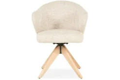 Eetkamerstoelen-Eleonora Meubelen Eetkamerstoel 96344 beige Connor