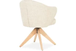 Eetkamerstoelen-Eleonora Meubelen Eetkamerstoel 96344 beige Connor