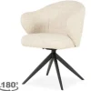Eetkamerstoelen-Eleonora Meubelen Eetkamerstoel 96340 beige Connor
