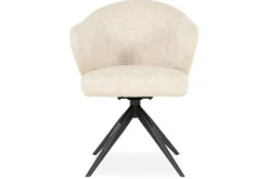 Eetkamerstoelen-Eleonora Meubelen Eetkamerstoel 96340 beige Connor