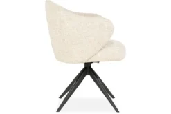 Eetkamerstoelen-Eleonora Meubelen Eetkamerstoel 96340 beige Connor