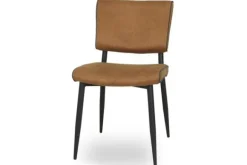 Outlet Eetkamerstoel - cognac Nevada Eetkamerstoelen