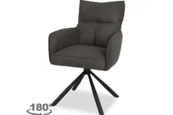 Eetkamerstoelen-Wowen Eetkamerstoel - cowboy 104 grijs Lorena