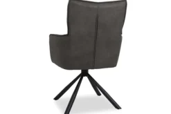 Eetkamerstoelen-Wowen Eetkamerstoel - cowboy 104 grijs Lorena