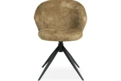 Eetkamerstoelen-Olijk Eetkamerstoel - curry Brynn