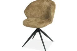 Eetkamerstoelen-Olijk Eetkamerstoel - curry Brynn