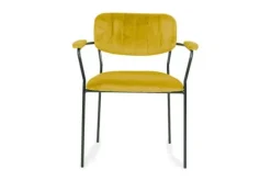 Eetkamerstoelen-Veyron Eetkamerstoel - geel Blanchett