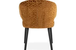 Eetkamerstoelen-Richmond Interiors Eetkamerstoel 212795 Gold Triangle Indigo