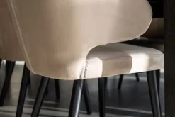 Eetkamerstoel 210466 Khaki Velvet Indigo Eetkamerstoelen