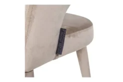 Eetkamerstoelen-Richmond Interiors Eetkamerstoel 210753 Khaki Velvet Gia