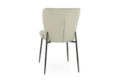 Eetkamerstoelen-Richmond Interiors Eetkamerstoel 210833 Khaki Velvet FR Darby