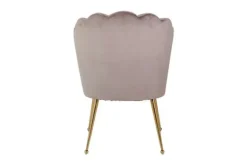 Clearance Eetkamerstoel 210178 Khaki Velvet Pippa Eetkamerstoelen