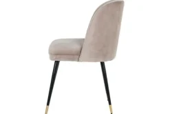 Eetkamerstoel 210854 Khaki Velvet Alicia Eetkamerstoelen